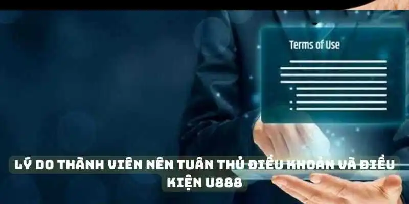 Lý do thành viên nên tuân thủ điều khoản và điều kiện U888