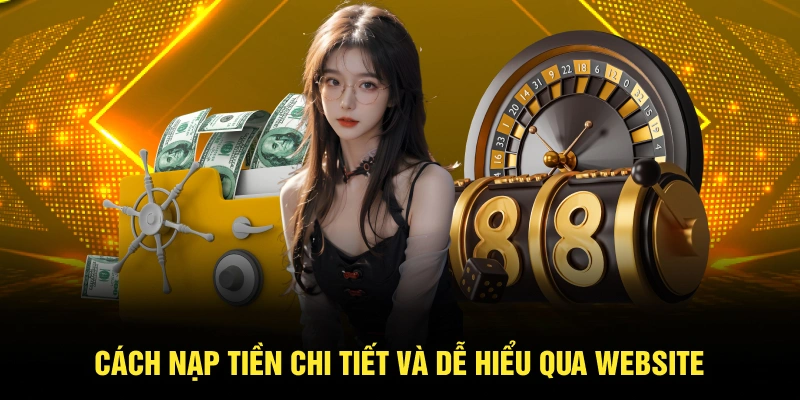 Cách nạp tiền chi tiết và dễ hiểu qua website